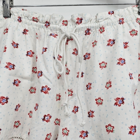 Free People Cambridge Printed Pull-On Ruffle Floral Shorts Womens Small New - Picture 4 of 7